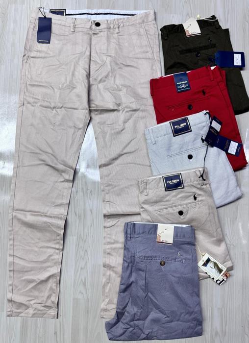 Pantalon gabardine régular et slim original 100% coton