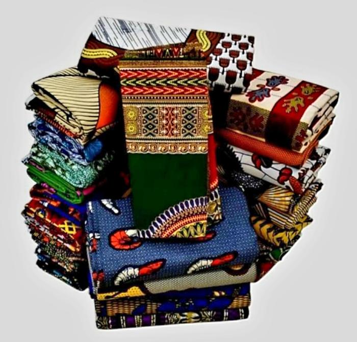 Pagne 6 yard tissus imprimé 100% coton