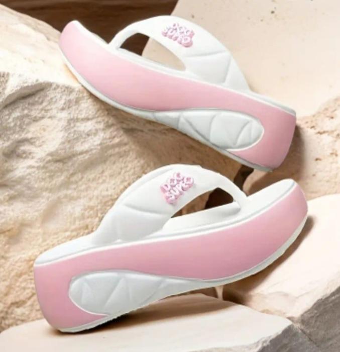 Sandales confortable en Eva pour femme bout ouvert à enfiler avec semelle épaisse