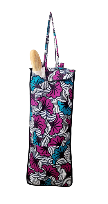 Sac à pain contenu 10 pain 100%coton