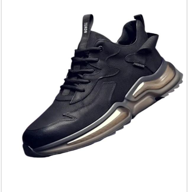 Baskets sneakers en cuir basse confortable