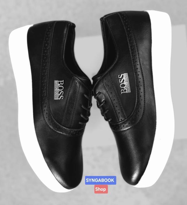 Chaussures boss décontracté élégant tendance classique en cuir confortable pour homme