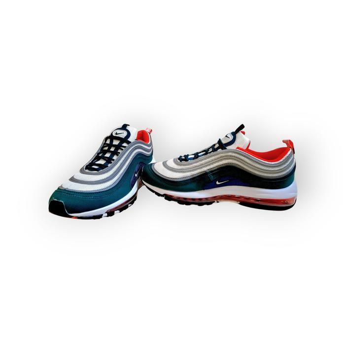 Chaussures TH, Nike ventes 97 forêt tropicale, Nike Air Max 97 Rainforest ventes de baskets