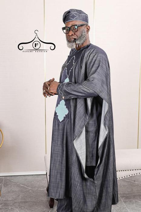 Vêtements pour hommes africains, costume de mariage africain, costume de marié africain ? Mode africaine, tenue africaine, tenue Agbada. Agbada